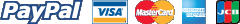 VISA MATER AMEX JCB via PAYPAL