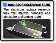 ALUMINIUM RADIATOR RESERVOIR TANK for R35