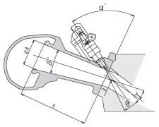 Cross section of Surge tank